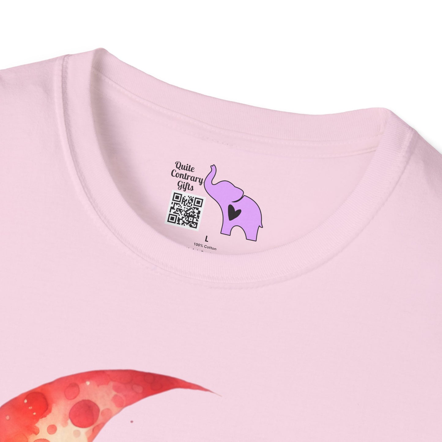 Colorfall Heart Moon Adult T-shirt