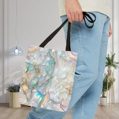 Green Opalescent Dreams Canvas Tote Bag