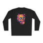 Creepy Skull Adult Long Sleeve Tee
