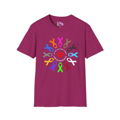 Fight Cancer in All Colors 23 Adult T-shirt