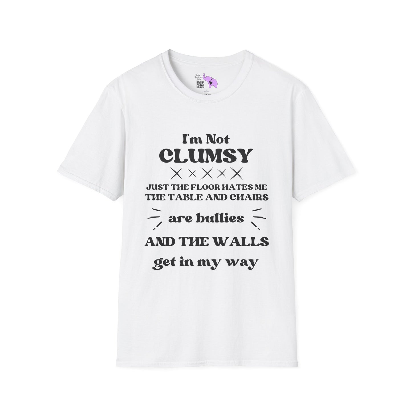 I'm Not Clumsy Adult T-shirt