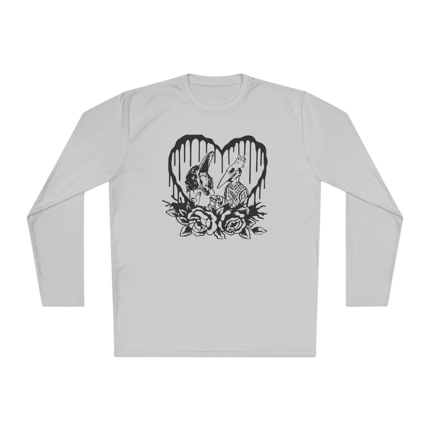 Beetlejuice Adam & Barbara Adult Long Sleeve Tee