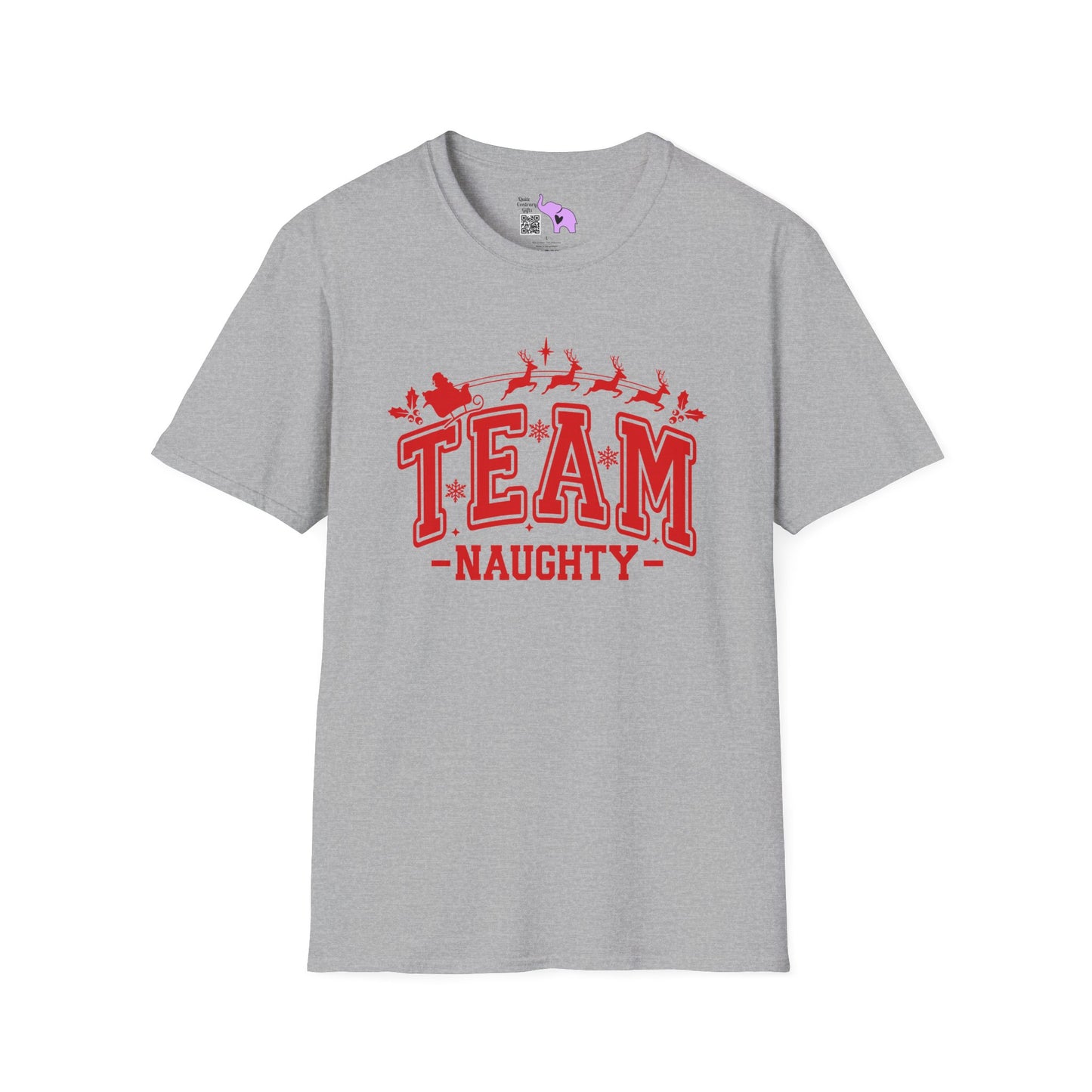 Team Naughty Adult T-shirt