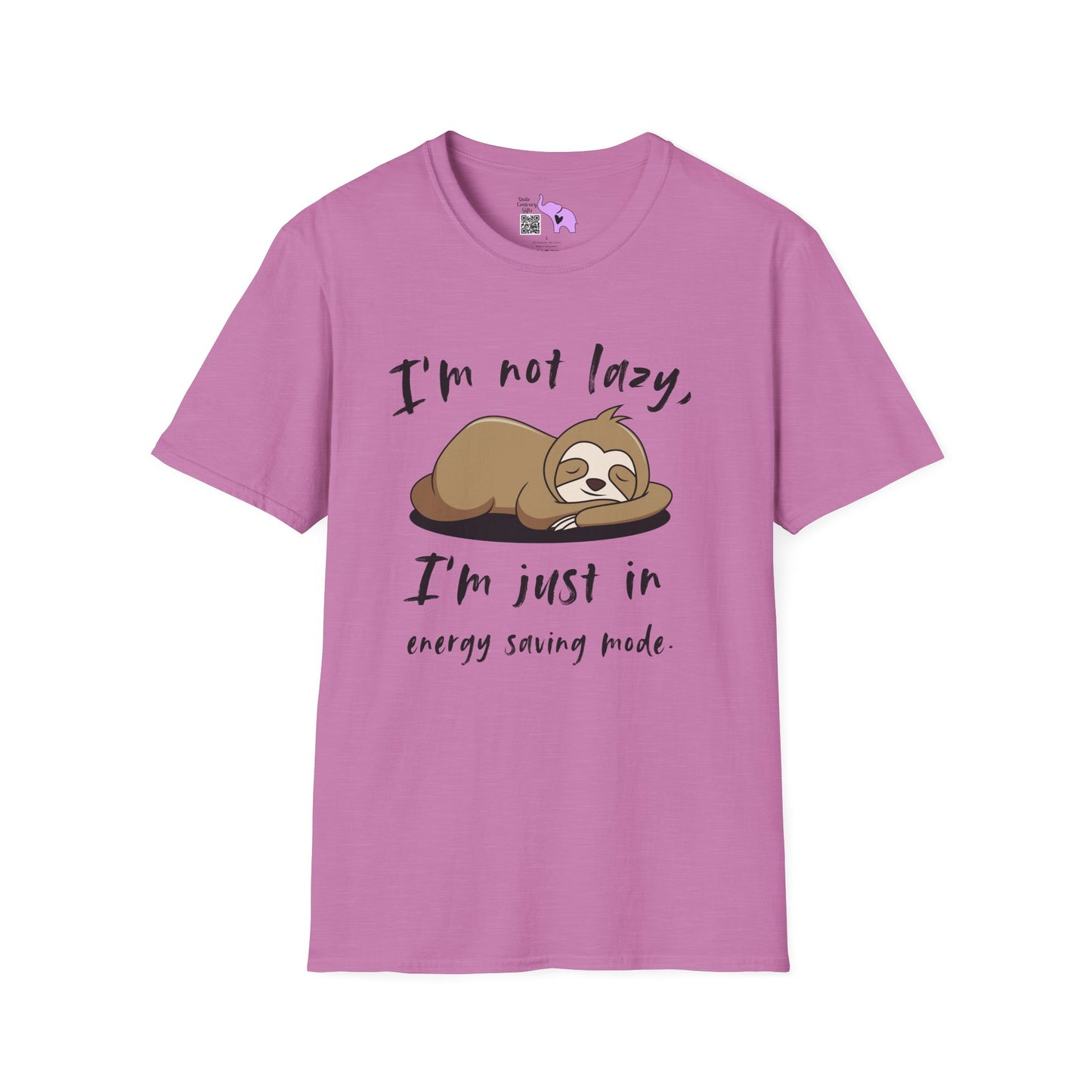 I'm Not Lazy, I'm Just In Energy Saving Mode Adult T-shirt