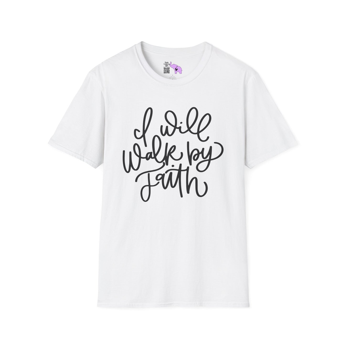 I Will Walk by Faith Adult T-shirt