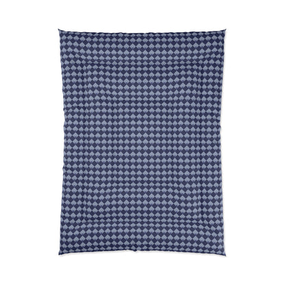 Diamond Bloom-Navy & Periwinkle Basic Bedding Set