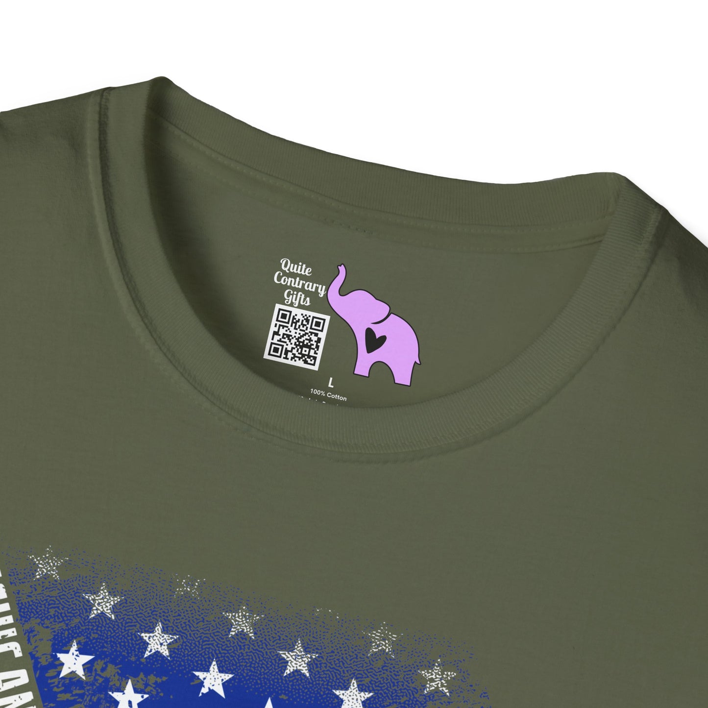 American Flag w/State Names Adult T-Shirt