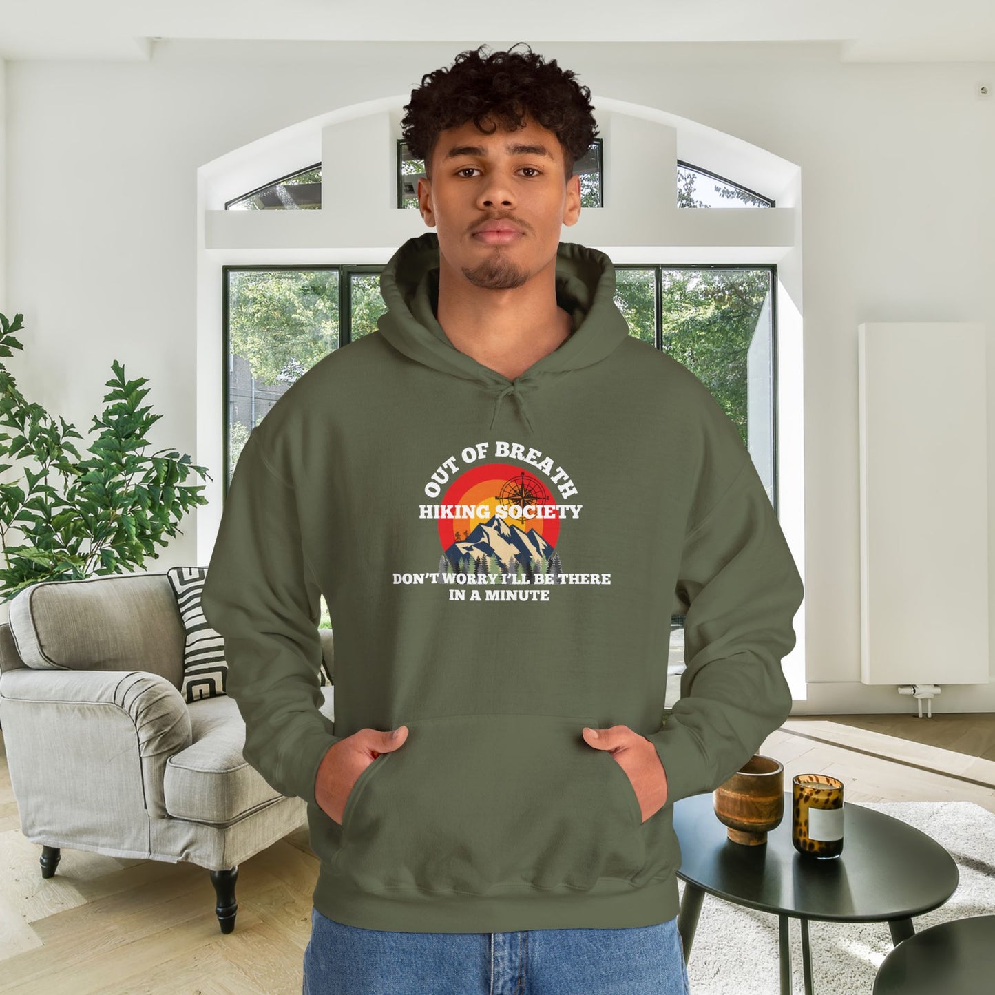 Out of Breath Hiking Society Heavy Blend™ Hooded Sweatshirt