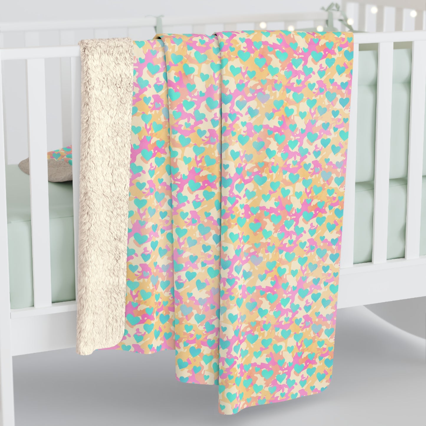 Sweetheart Camo Fleece Blanket