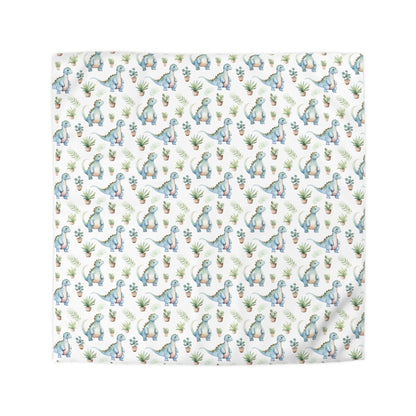 Adorable Dinosaurs Microfiber Duvet Cover