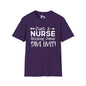 Just A Nurse Helping Jesus Save Lives Adult T-shirt