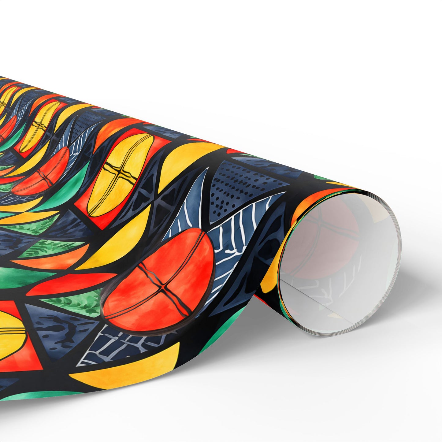 Candlelight Burst Kwanzaa Wrapping Paper