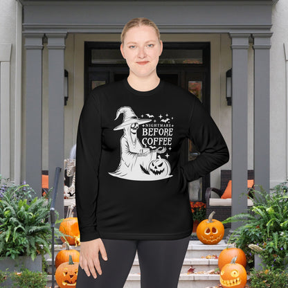 Nightmare Before Coffee Adult Long Sleeve Tee