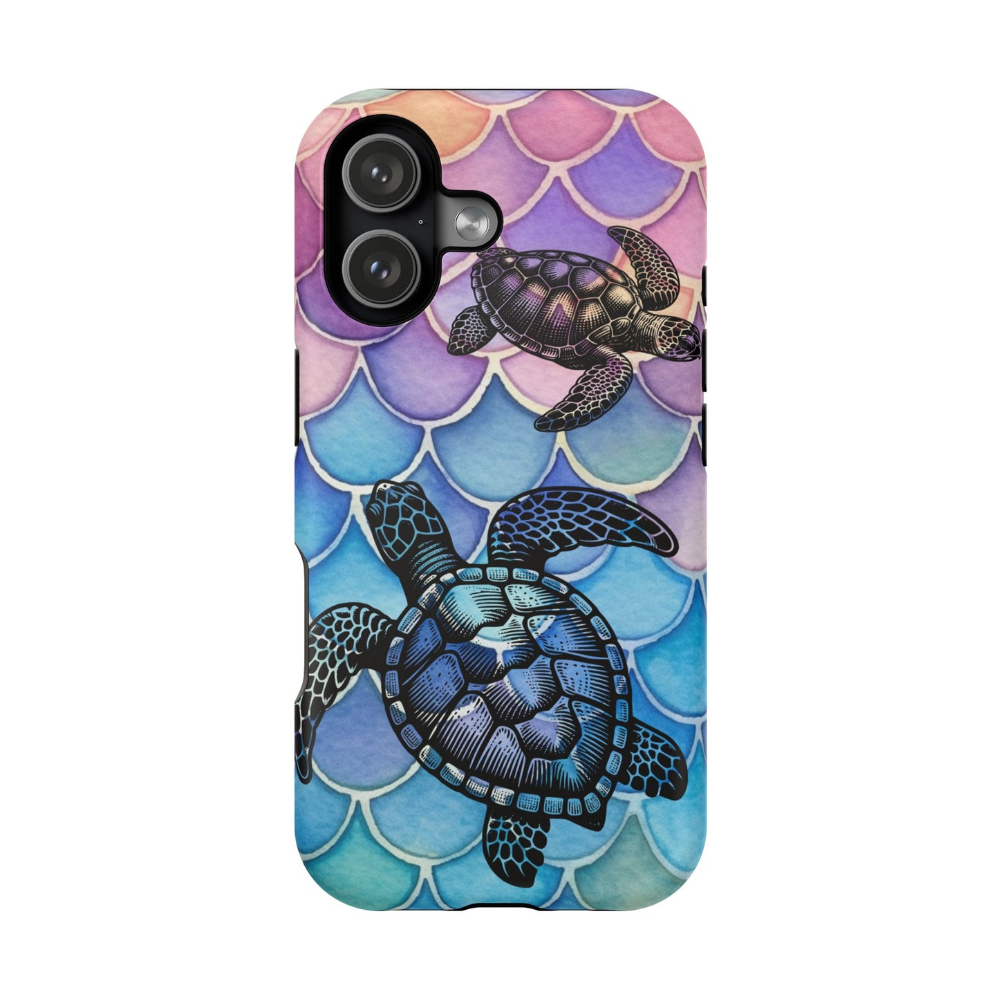 Sea Turtle Silhouette MagSafe® Compatible Tough Case for iPhone