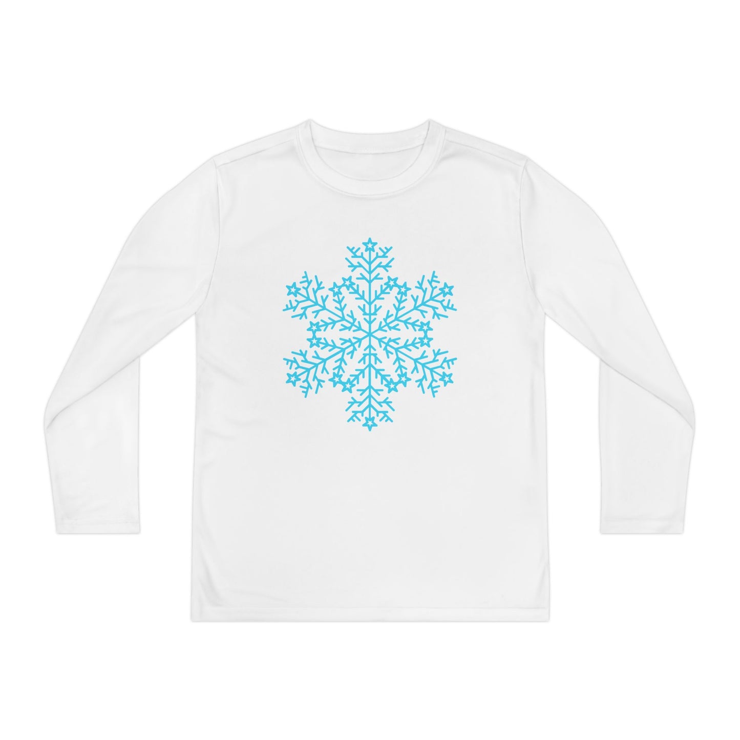 Large Snowflake Youth Long Sleeve Tee