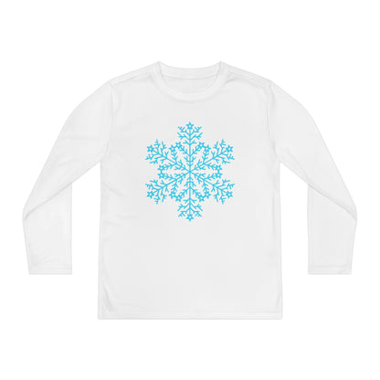 Large Snowflake Youth Long Sleeve Tee