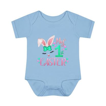 My First Easter Infant Baby Rib Bodysuit