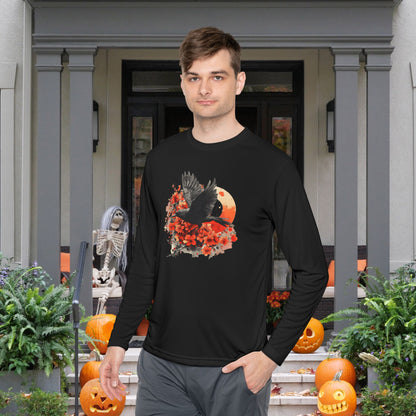 Halloween Crows Adult Long Sleeve Tee