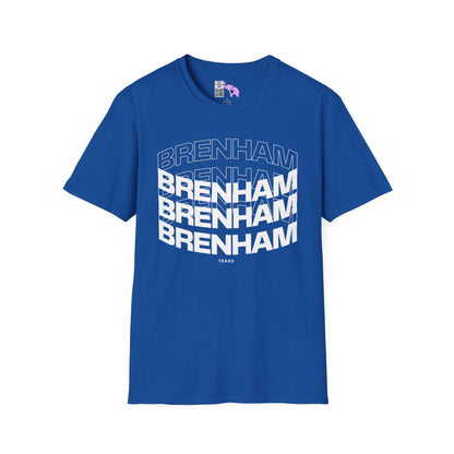 Brenham (Triple Arched) Texas Adult T-shirt