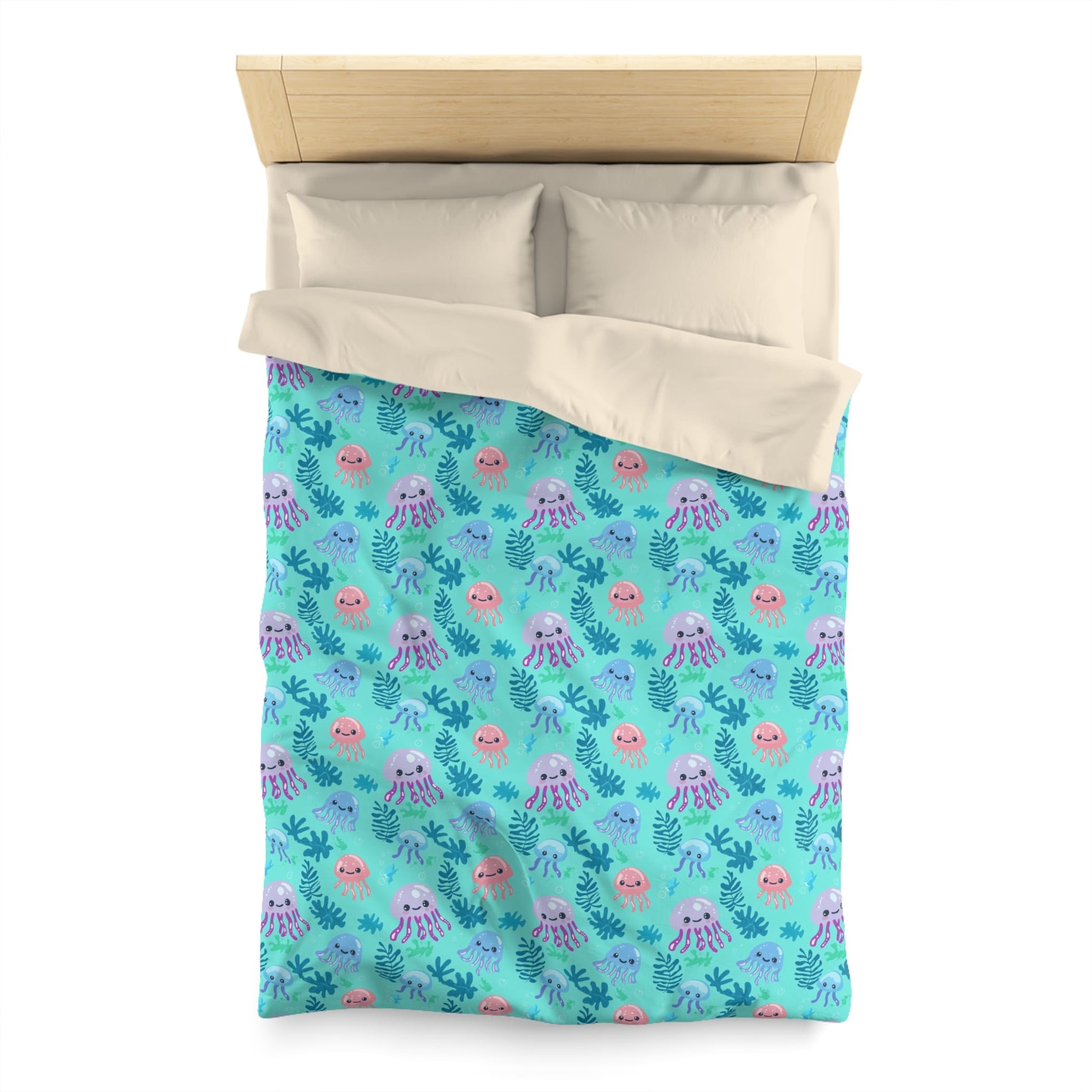 Jellyfish Daydreams Microfiber Duvet Cover