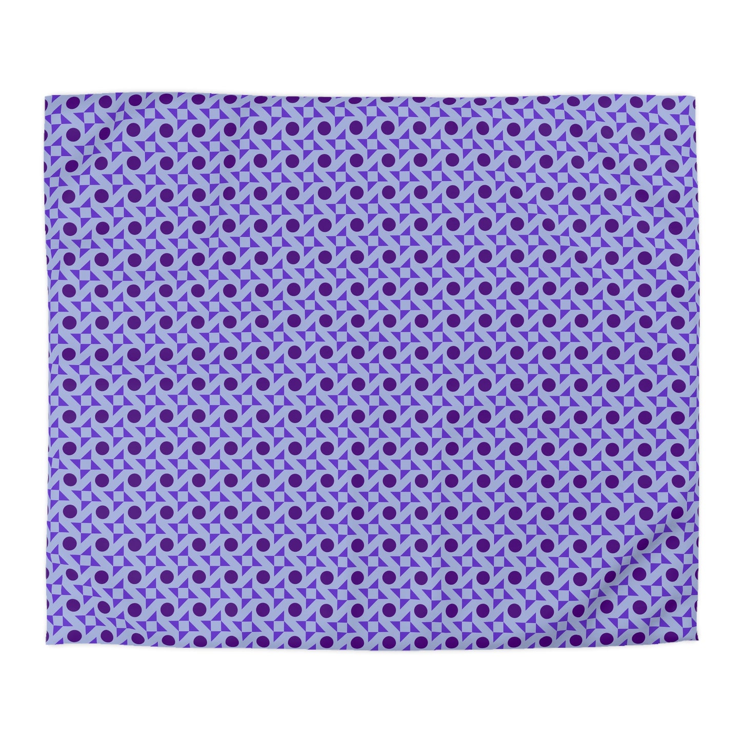 Violet Pinwheels Duvet Bedding Set