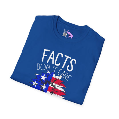 Facts Don't Care About Your Feelings American Flag Adult T-shirt