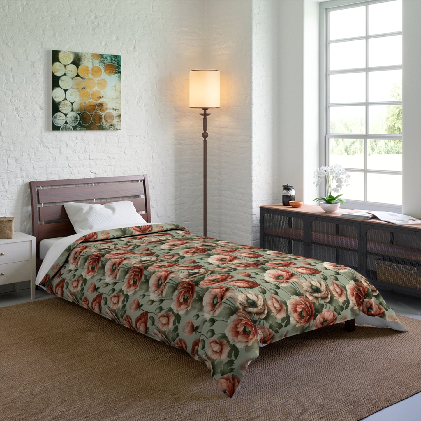 Blushing Poppy Comforter