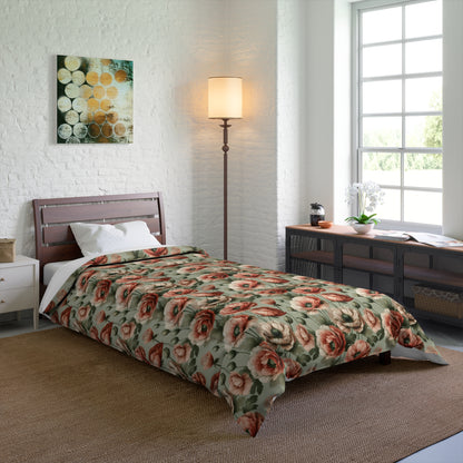 Blushing Poppy Comforter
