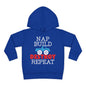 Nap Build Destroy Repeat Toddler Hoodie