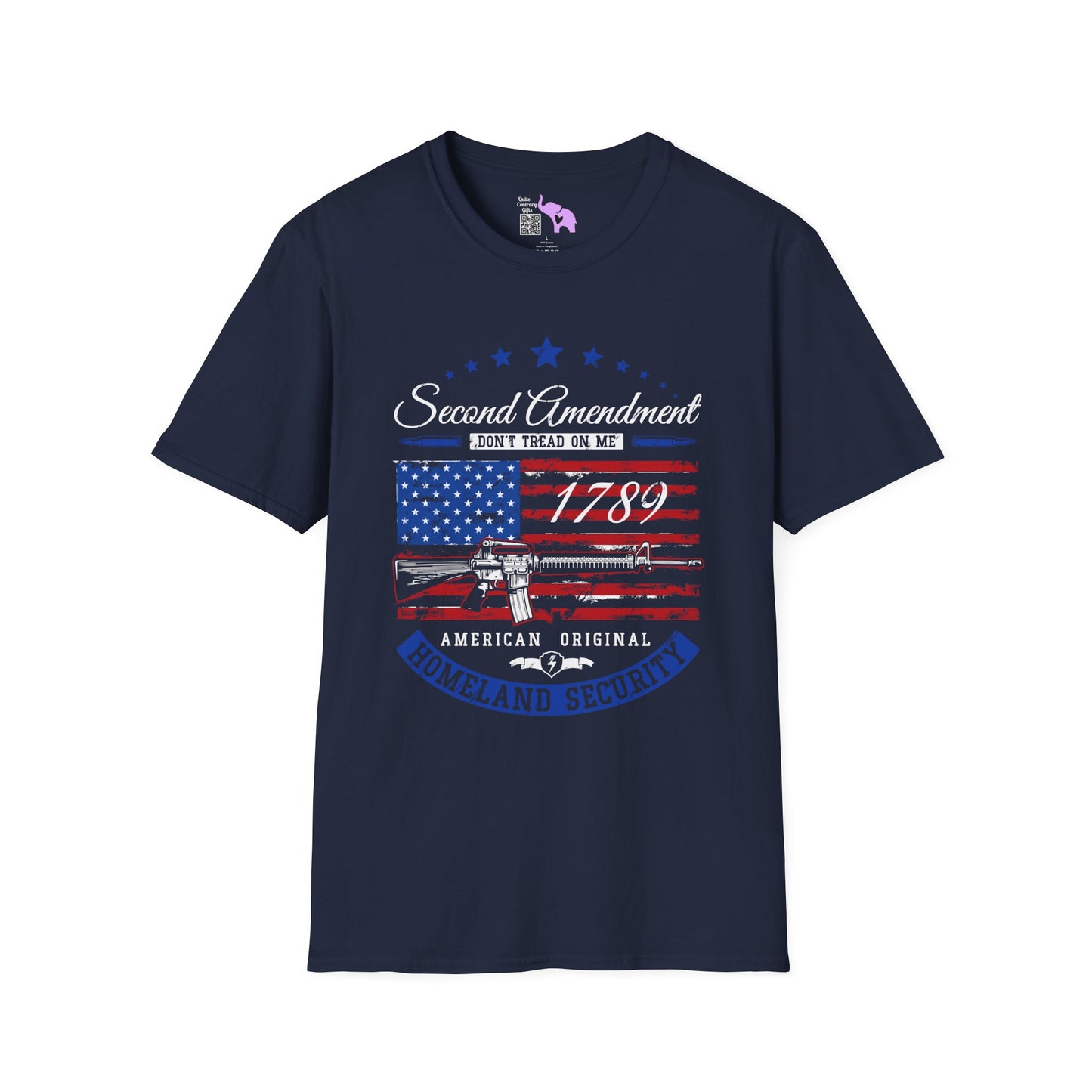 Second Amendment American Original Homeland Security Adult T-Shirt