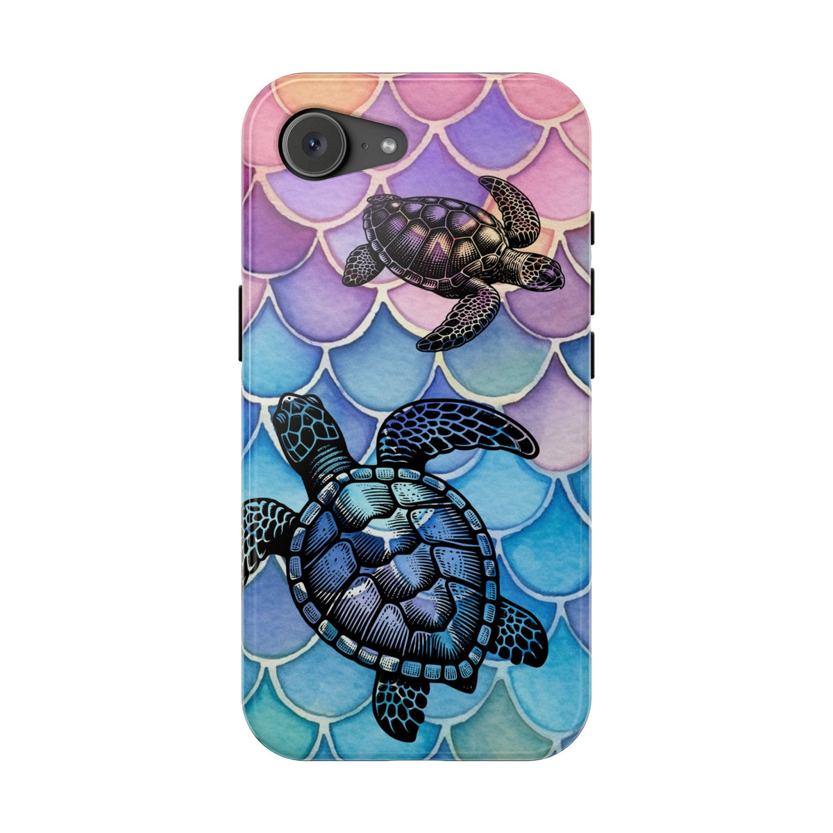 Sea Turtle Silhouette MagSafe® Compatible Tough Case for iPhone