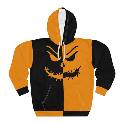 Creepy Stitch Hoodie – Orange & Black