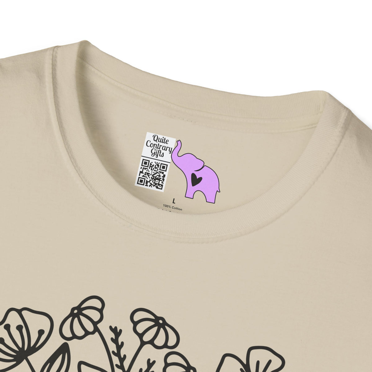 Just One More Chapter (Flowers and Open Book) Adult T-shirt