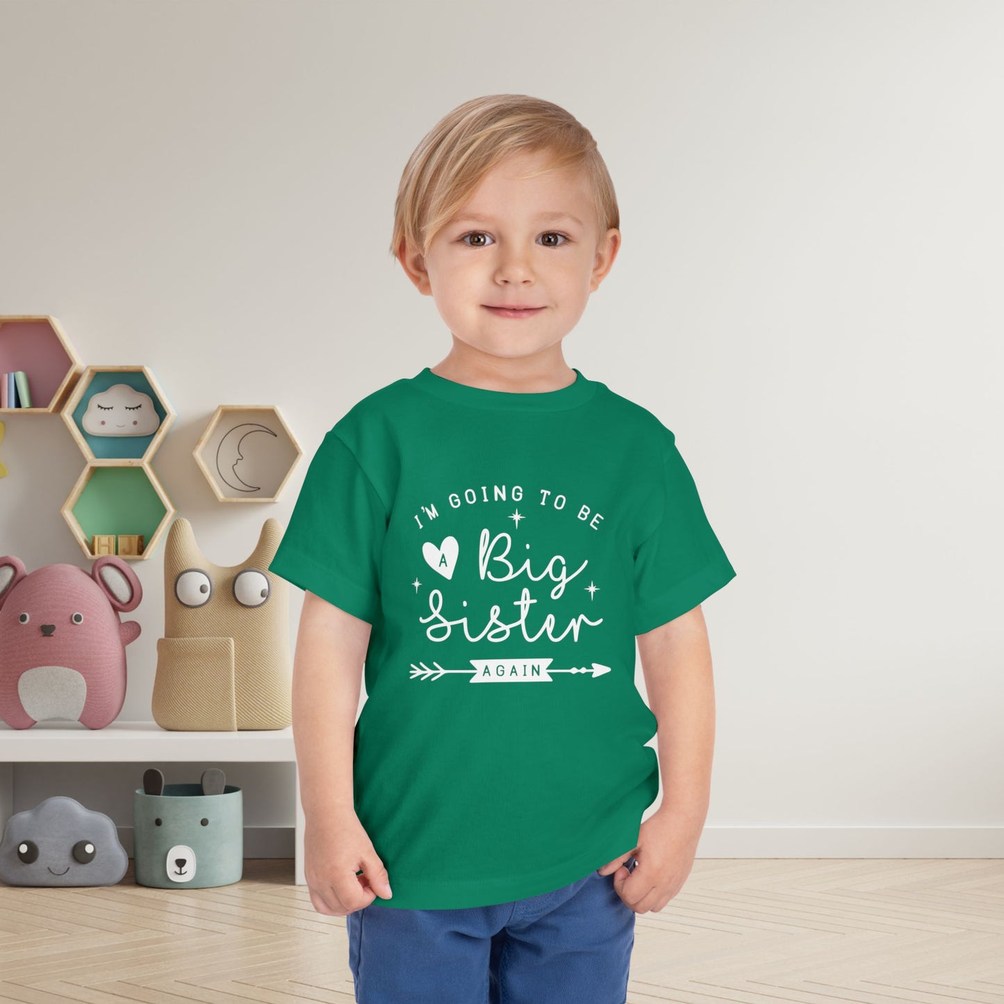 I'm Going to be a Big Sister Again Toddler Tee