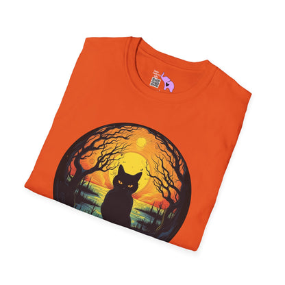 Creepy Black Cats 6 Adult T-shirt