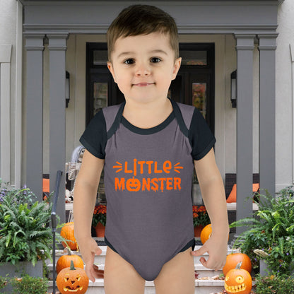 Little Monster Infant Baby Rib Bodysuit