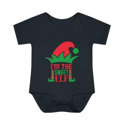 I'm The Sweet Elf Infant Baby Rib Bodysuit