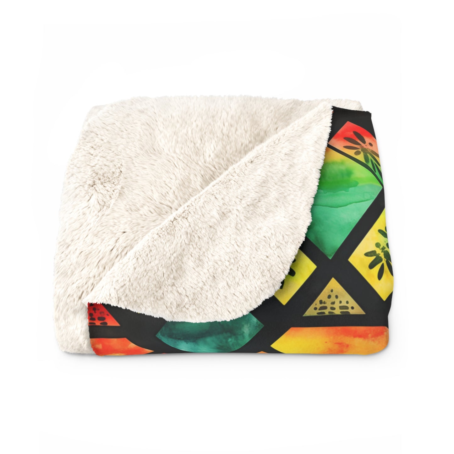 Freedom Flame Sherpa Fleece Blanket