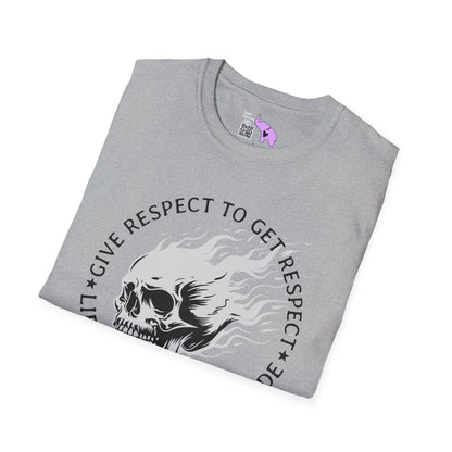 Give Respect to Get Respect Life Is A Beautiful Ride Adult T-shirt