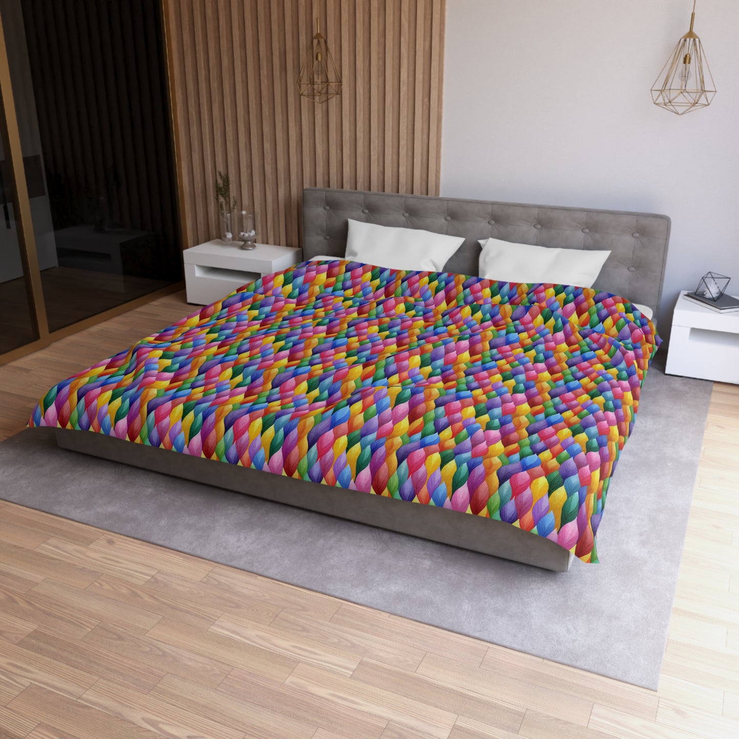 Vivid Vortex Duvet Bedding Set