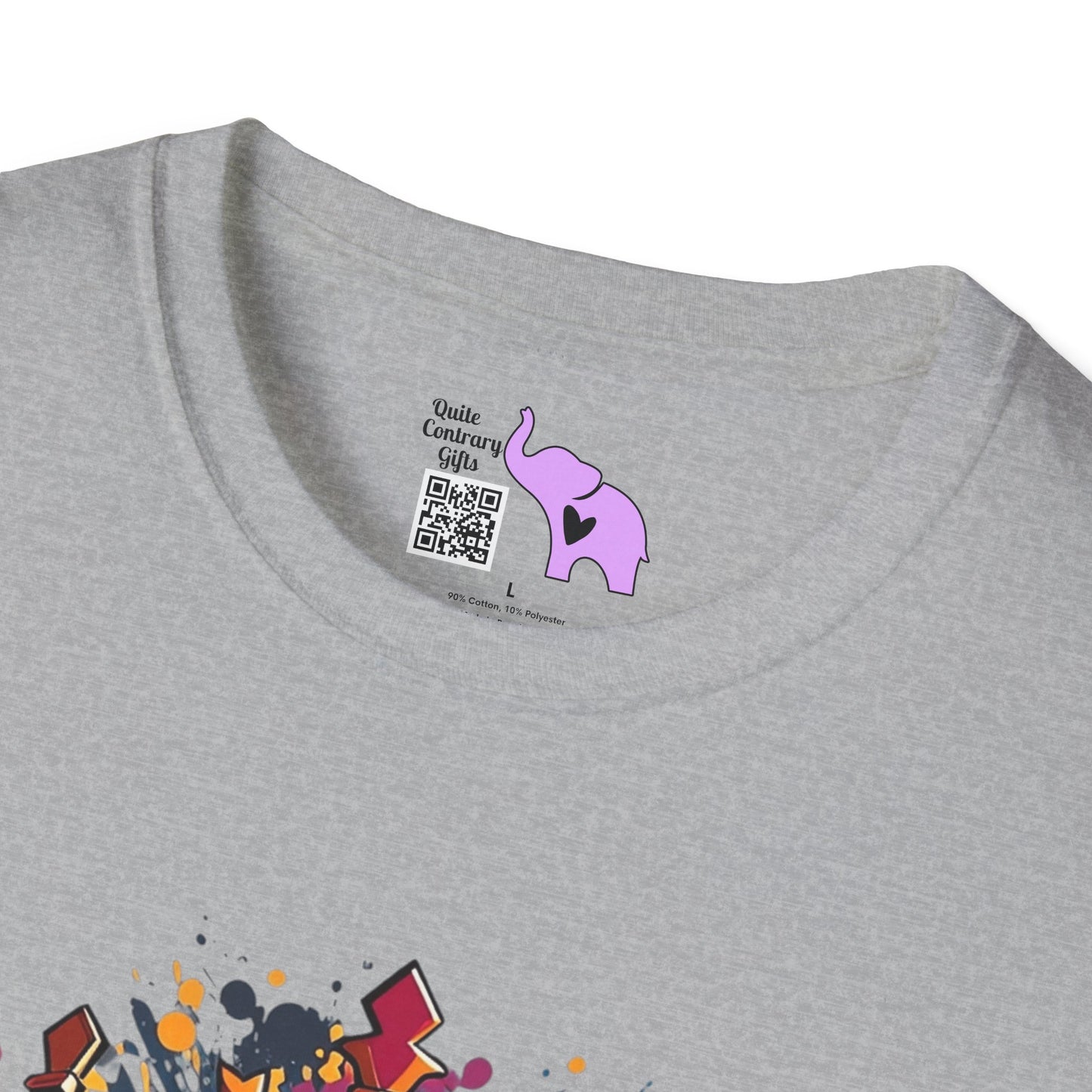 Colorful Crowned Skull Adult T-shirt