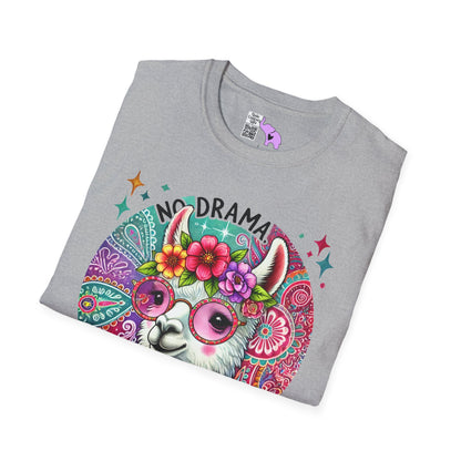 No Drama Just Llama Adult T-shirt
