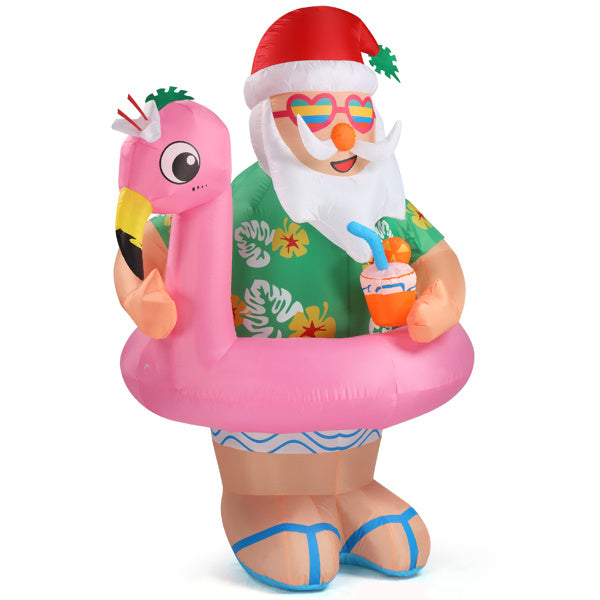 Tropical Santa Claus LED Inflatable