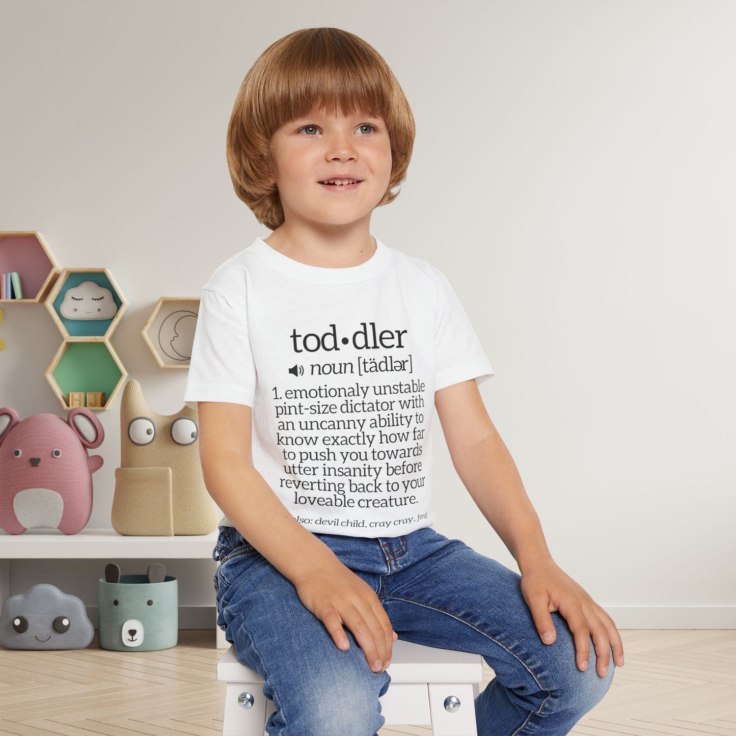 Funny Toddler Definition Heavy Cotton™ Toddler T-shirt