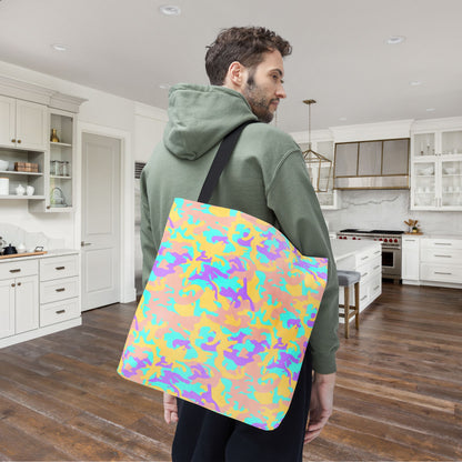 Dreamsicle Camo Canvas Tote Bag