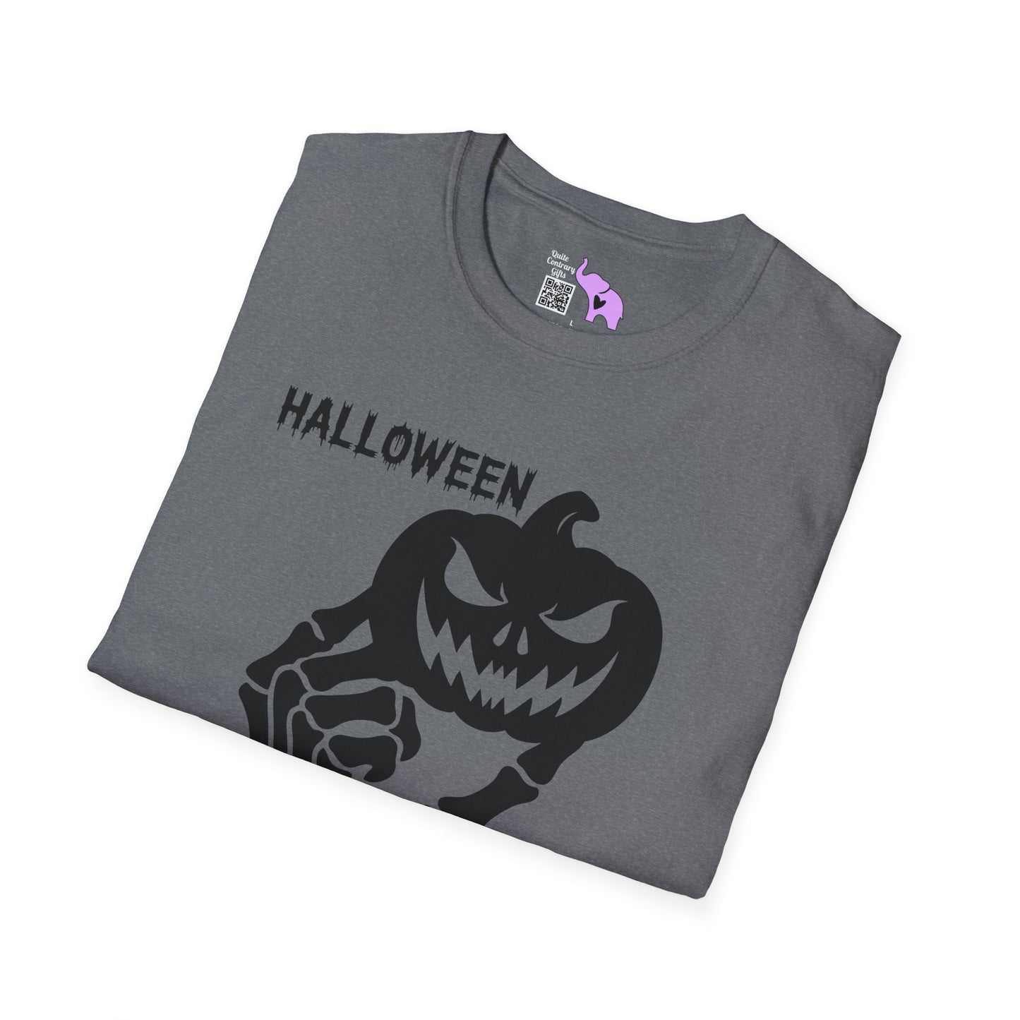 Pumpkin Halloween Vibes Adult T-shirt