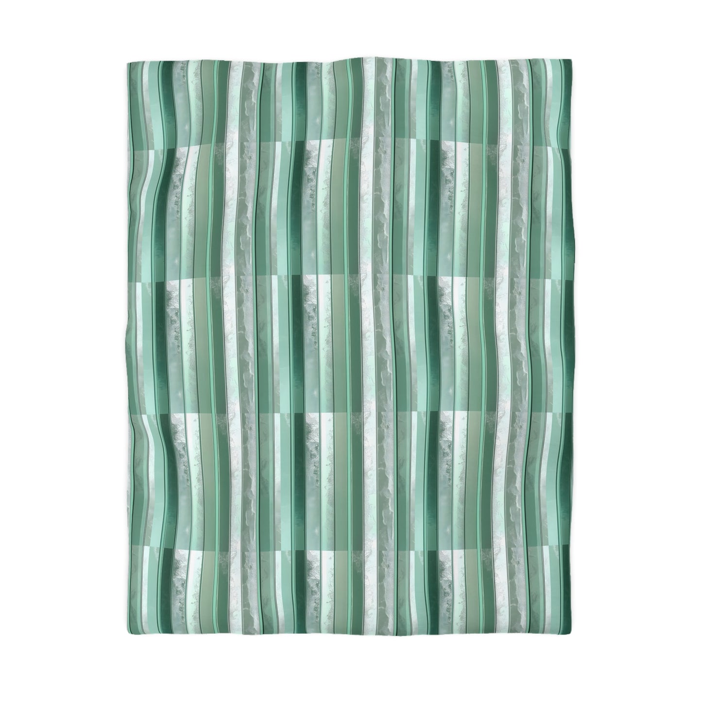 Seafoam Glass Microfiber Duvet Cover