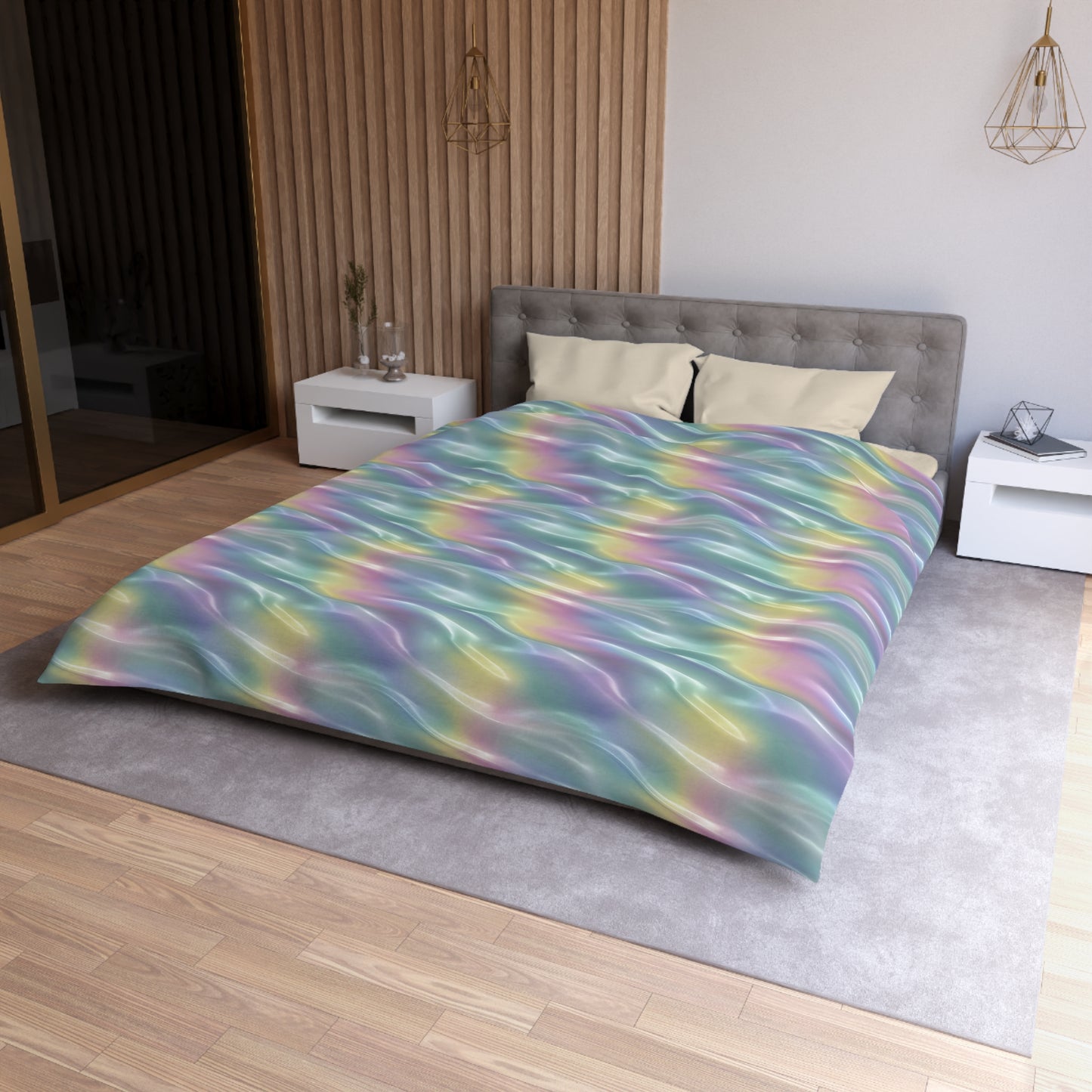 Pastel Mirage Microfiber Duvet Cover