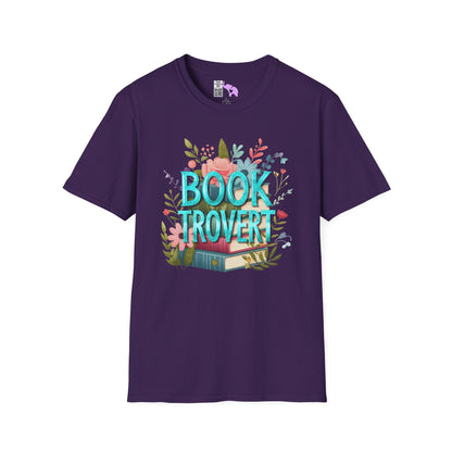 Booktrovert (Floral) Adult T-shirt