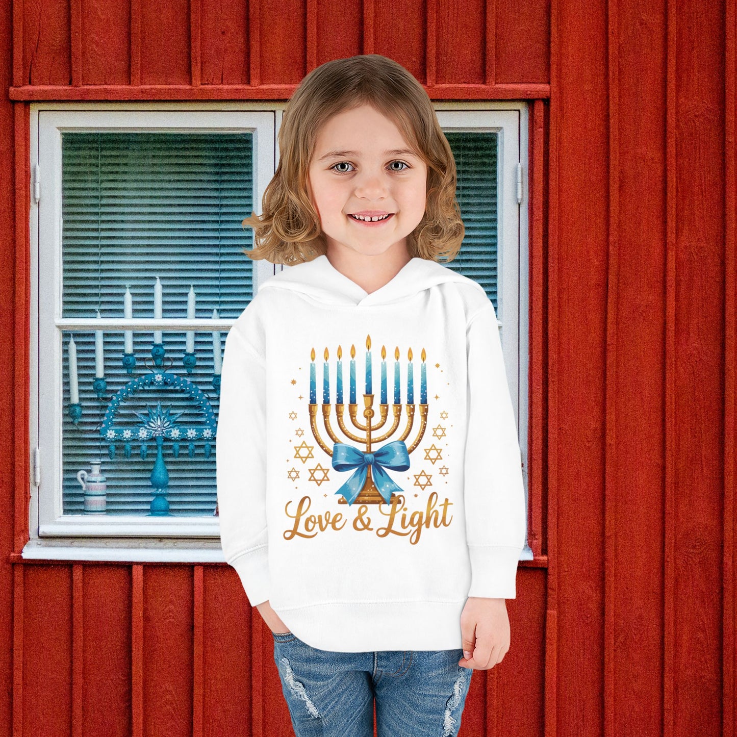 Love & Light Menorah Toddler Hoodie